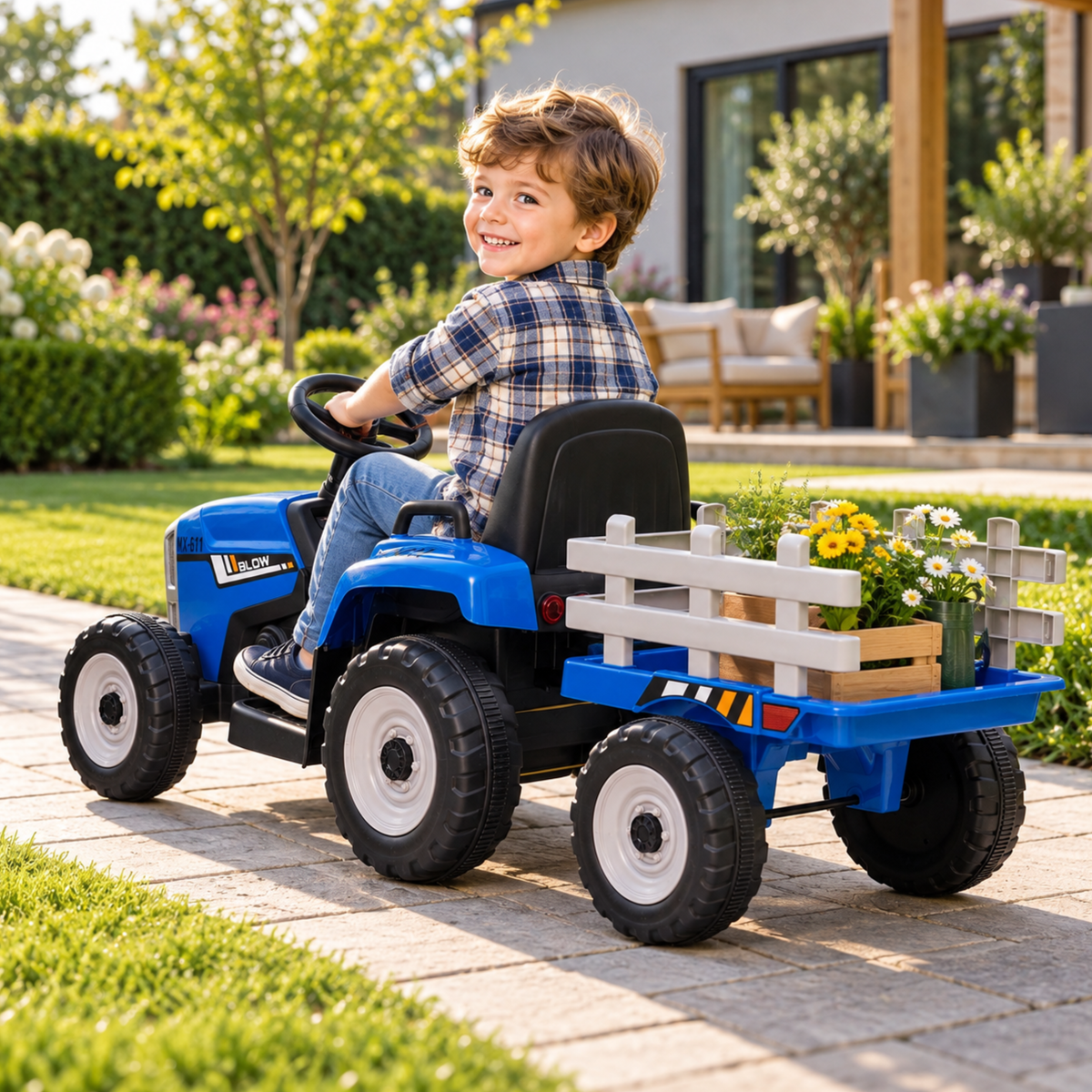 Tractor eléctrico para niños ELJET Tractor Lite - Wheelyshop