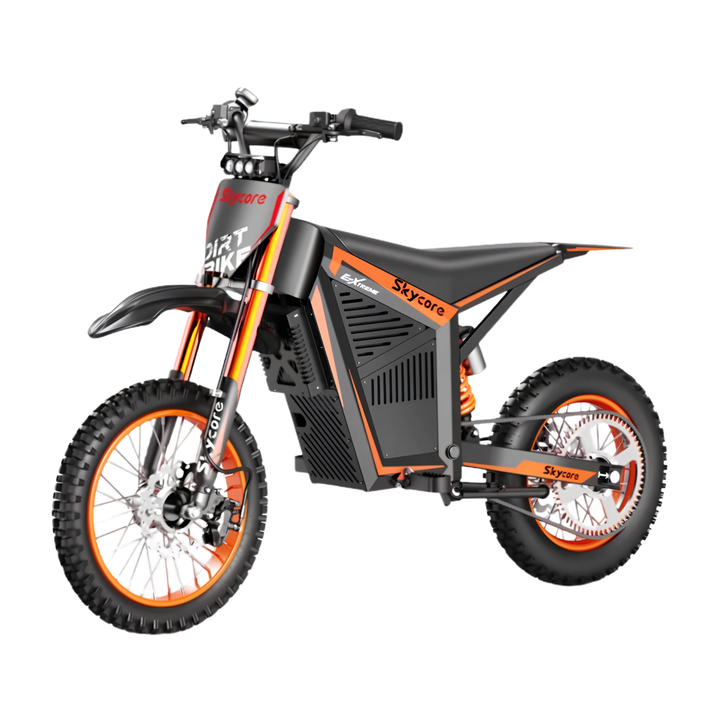 Moto cross eléctrica Skycore S11 con 2 frenos de disco hidráulicos + E-ABS – Wheelyshop