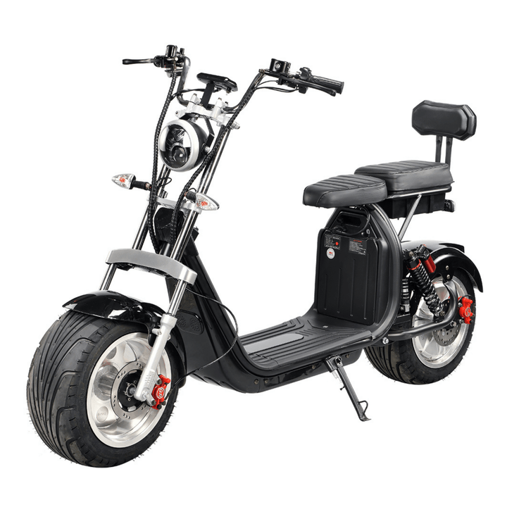 Patinete eléctrico eHoodax X10 City Road en vista frontal en ángulo