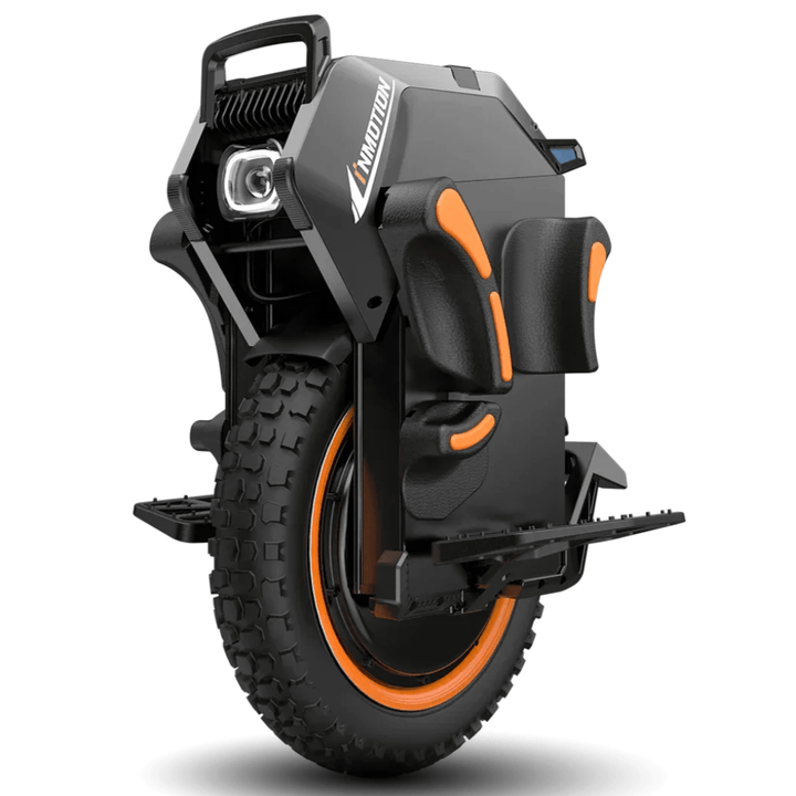 Monociclo eléctrico InMotion V14 Adventure en vista frontal en ángulo