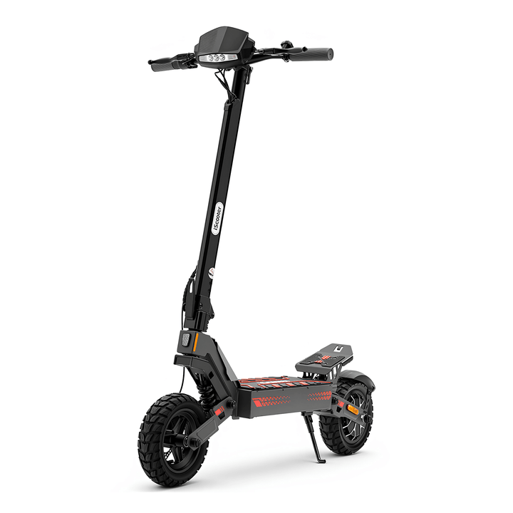Patinete eléctrico iScooter iF1 en vista frontal en ángulo