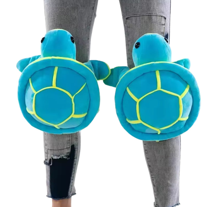 Rodilleras, coderas y protector de cadera Edición Tortuga en azul, todas las piezas del set