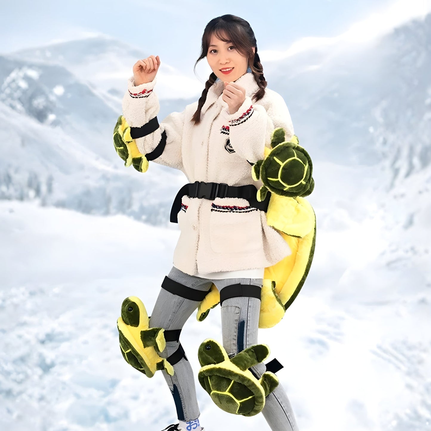 Knäskydd, armbågsskydd & höftskydd - Sköldpadda Edition - Tillbehör - Wheelyshop