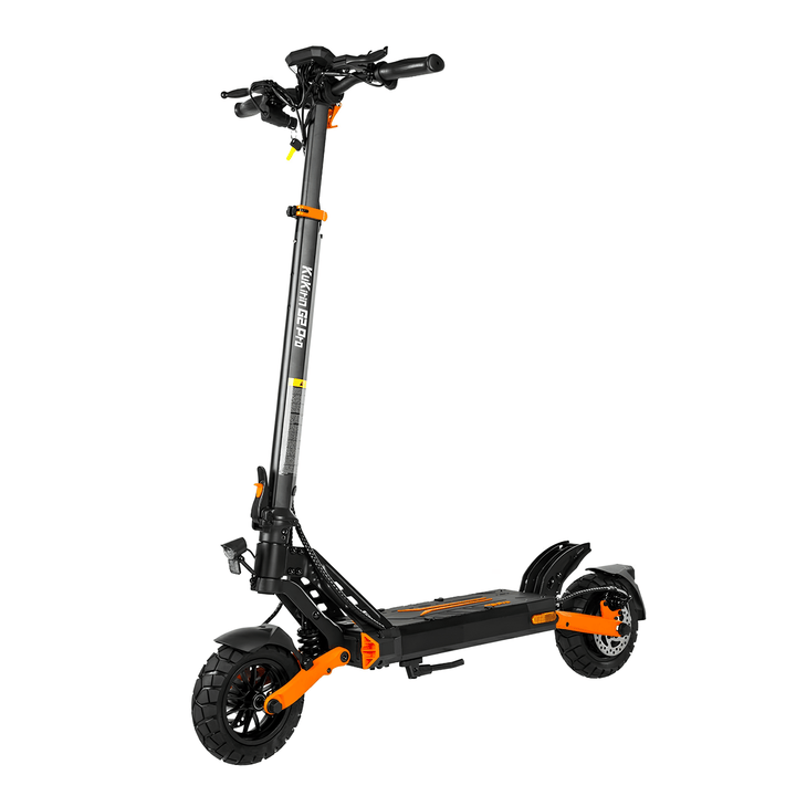 Patinete eléctrico KuKirin G2 Pro ABE en vista frontal en ángulo