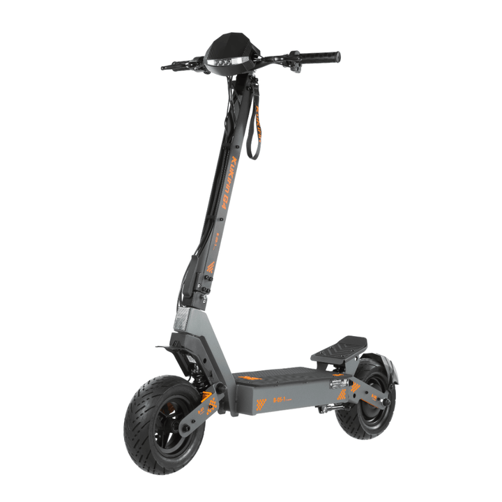 Patinete eléctrico KuKirin G4 en vista frontal en ángulo