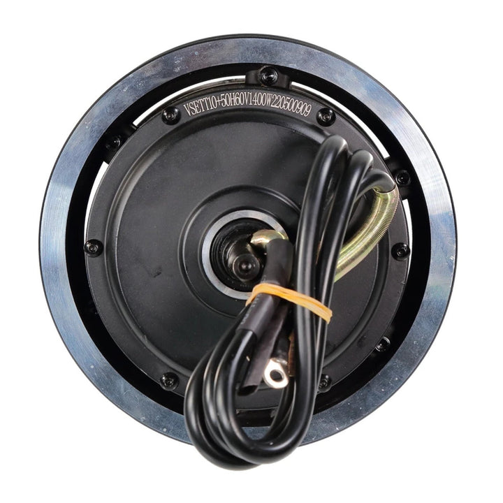 Rueda de motor 1400W para VSETT 10+, vista en ángulo