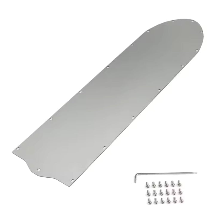 Tapa de batería de acero inoxidable para Ninebot G2 en plateado