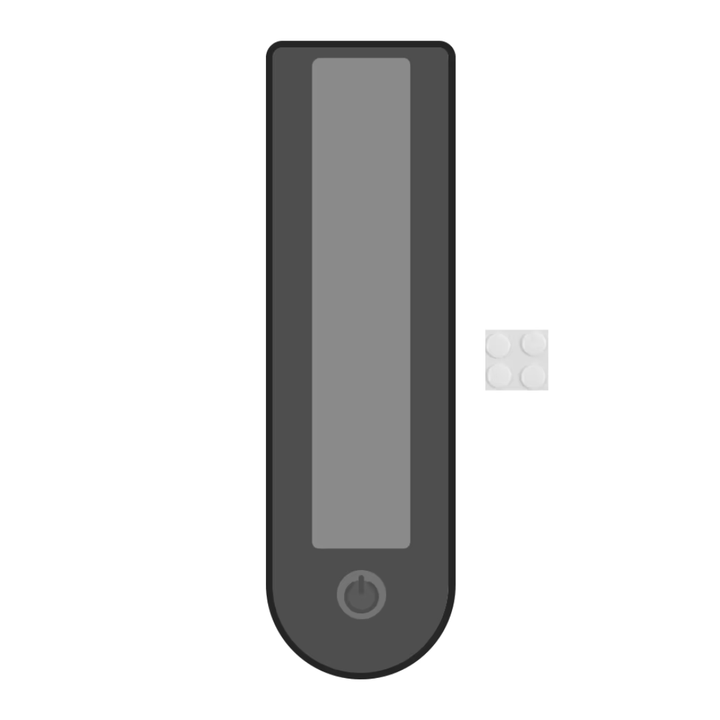 Protector de pantalla para Xiaomi 4 Pro/5 en negro, vista frontal