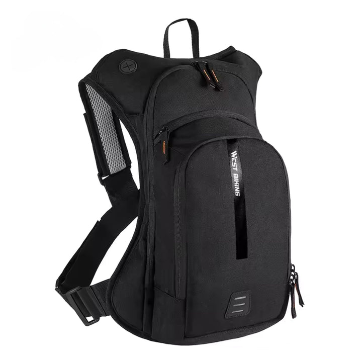 Mochila inteligente con bolsa de hidratación, vista frontal