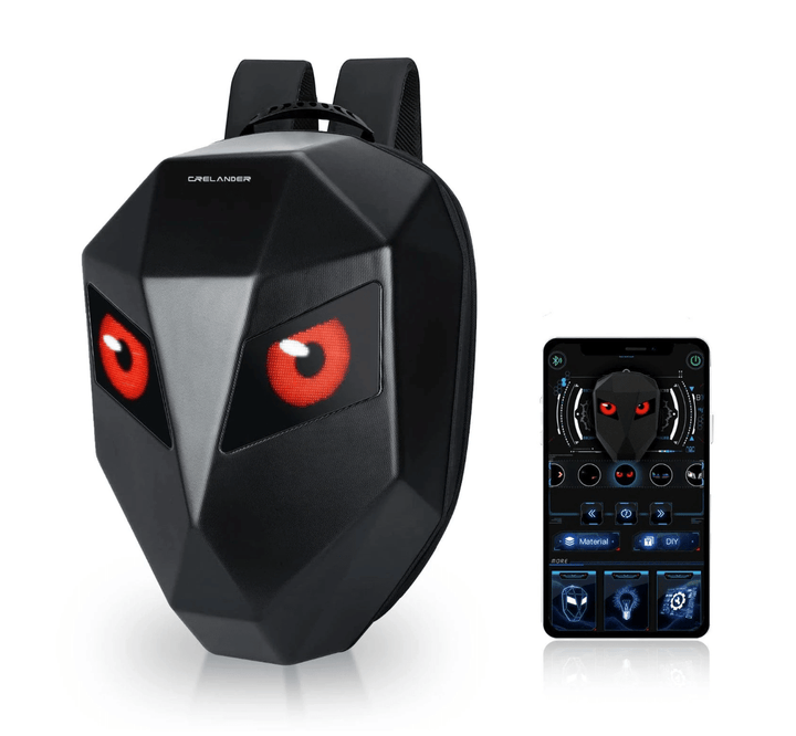 Mochila Premium Edition con la app del móvil para la pantalla LED