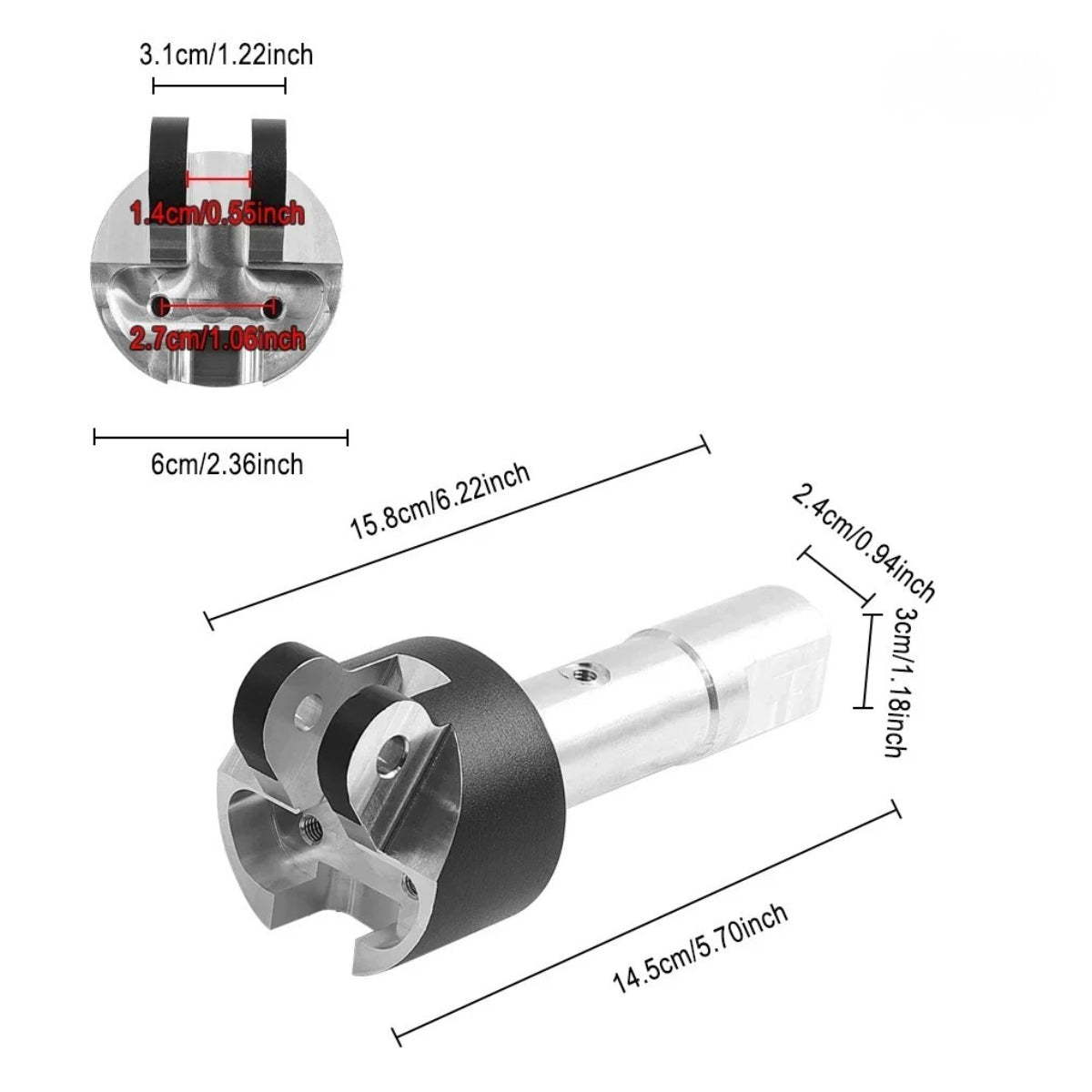 Steering axle folding mechanism INOKIM OX/OXO