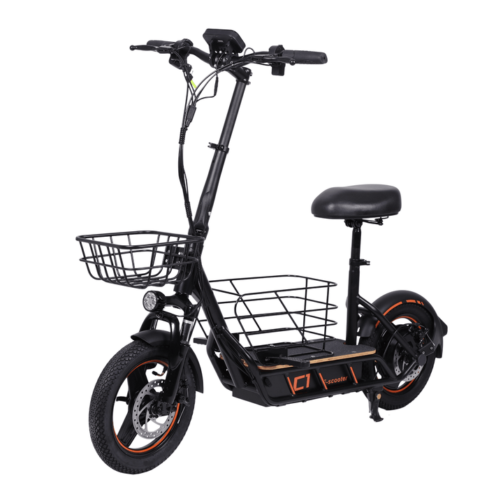 Patinete eléctrico Wheely H14 en vista frontal en ángulo