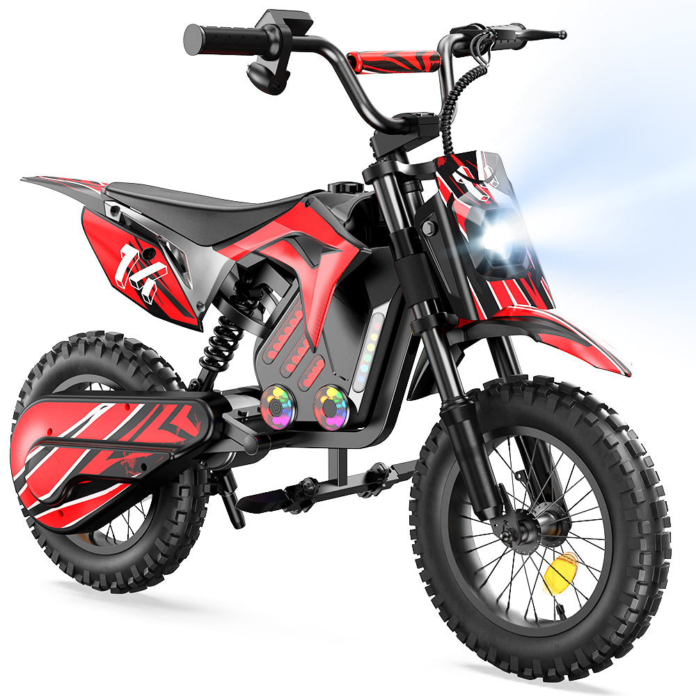 Wheely A14 E-cross children in the color red - Wheelyshop.se