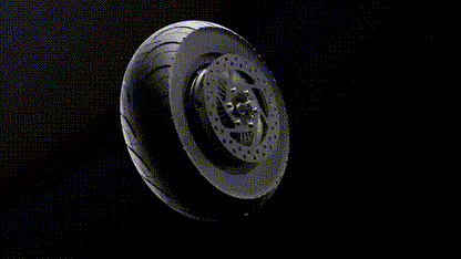 Hiley Tigre 10 V5 Patinete eléctrico rueda de motor GIF - Wheelyshop.se