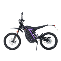 Moto cross eléctrica 79BIKE Falcon Pro RL vista de lado en color morado
