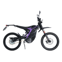 Moto cross eléctrica 79BIKE Falcon Pro RL vista de lado en color morado