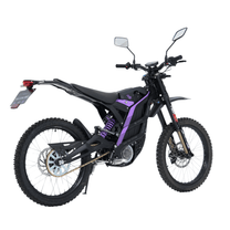 Moto cross eléctrica 79BIKE Falcon Pro RL en vista frontal en ángulo en color rojo