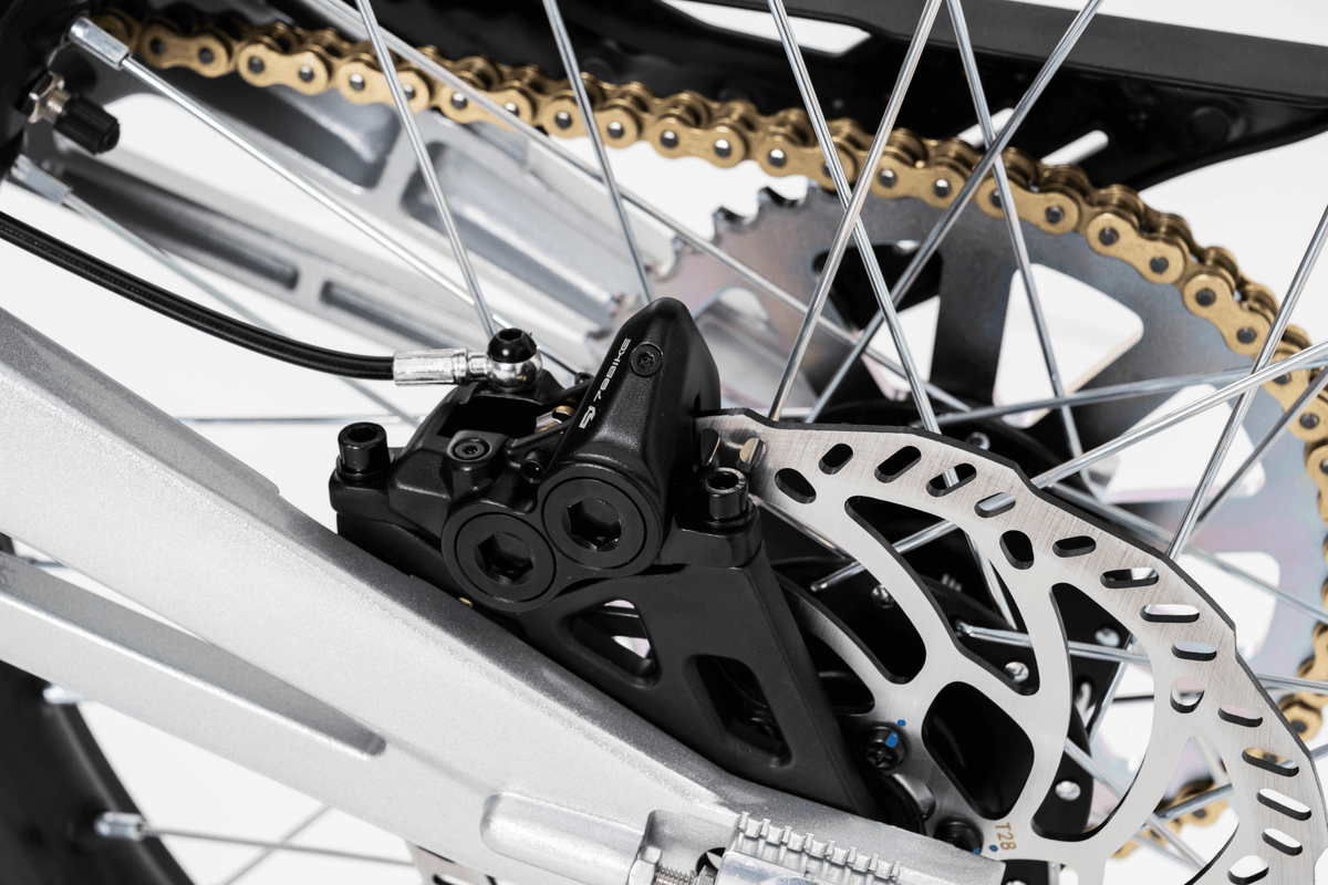 Freno de disco de la 79BIKE Falcon Pro RL en primer plano