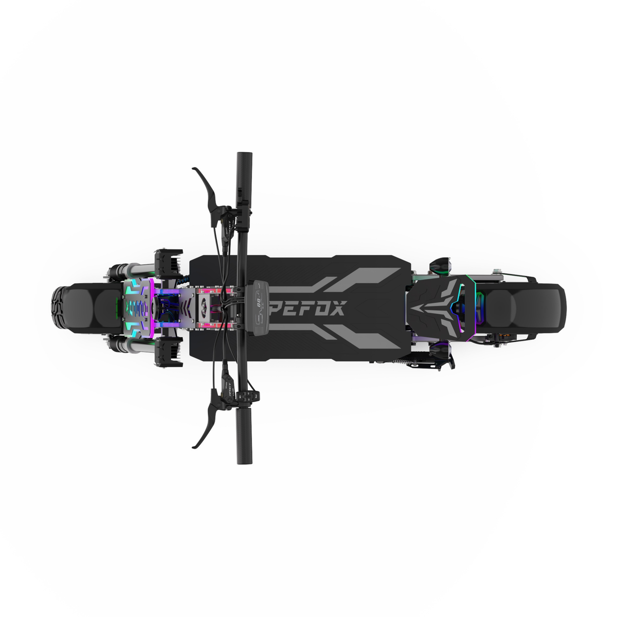 Patinete eléctrico APEFOX T90 ULTRA visto desde arriba