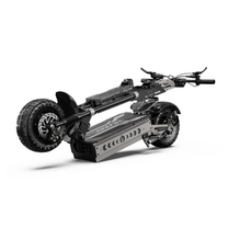 Patinete eléctrico APEFOX T90 ULTRA plegado, vista de lado
