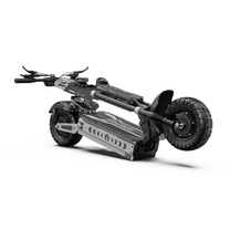 Patinete eléctrico APEFOX T90 ULTRA plegado, desde atrás
