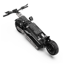 Patinete eléctrico APEFOX T90 ULTRA plegado, desde arriba