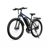 C29 Pro de Duott Bicicleta eléctrica color negro con detalles en azul