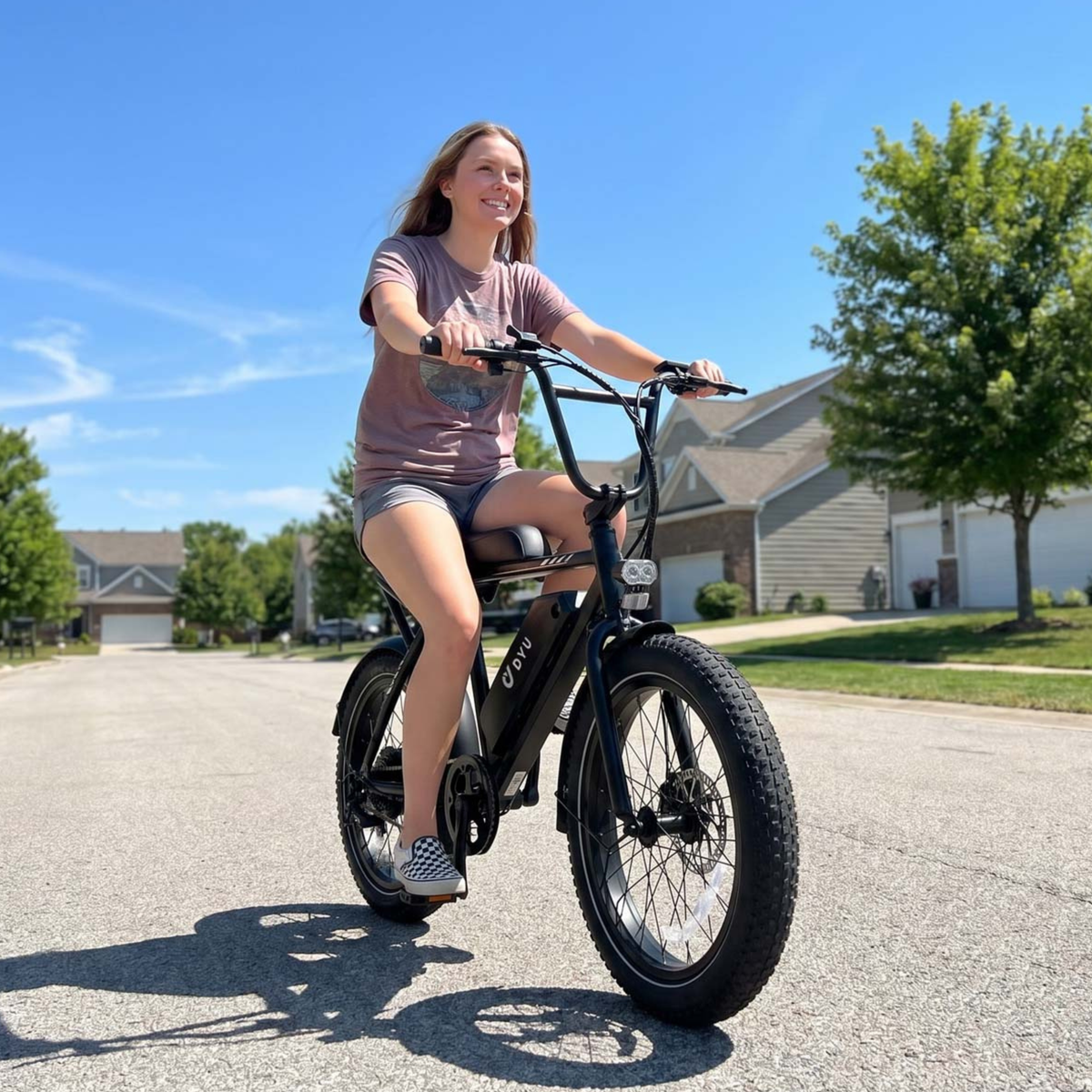 Bicicleta eléctrica DYU UX BMX con tiempo de carga de 6 h – Wheelyshop