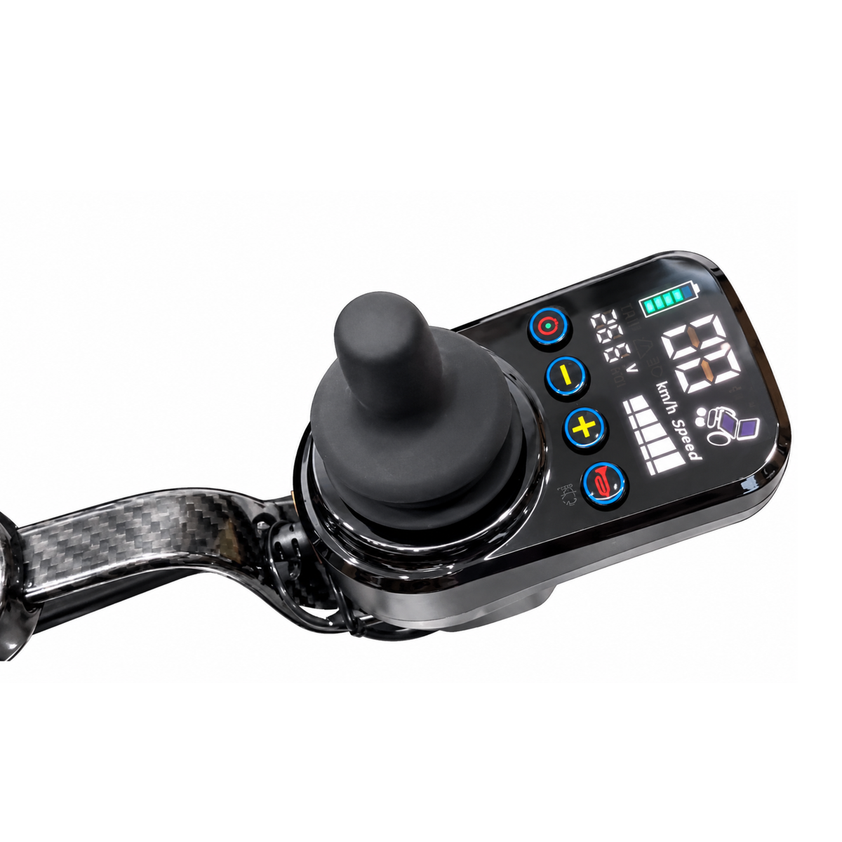 Joystick y panel de control de la EASWE C20