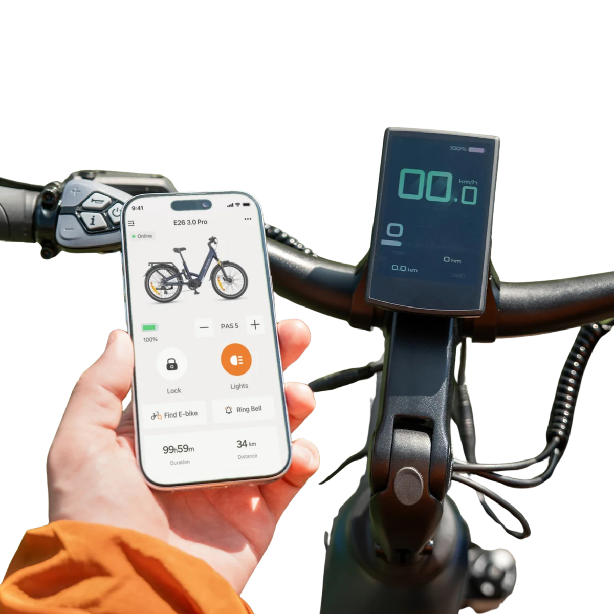 App móvil para la bicicleta eléctrica fat bike ENGWE E26 3.0 PRO