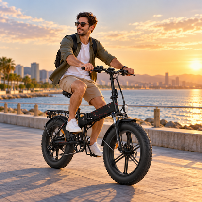 Bicicleta eléctrica ENGWE EP-2 Pro con suspensión delantera – Wheelyshop