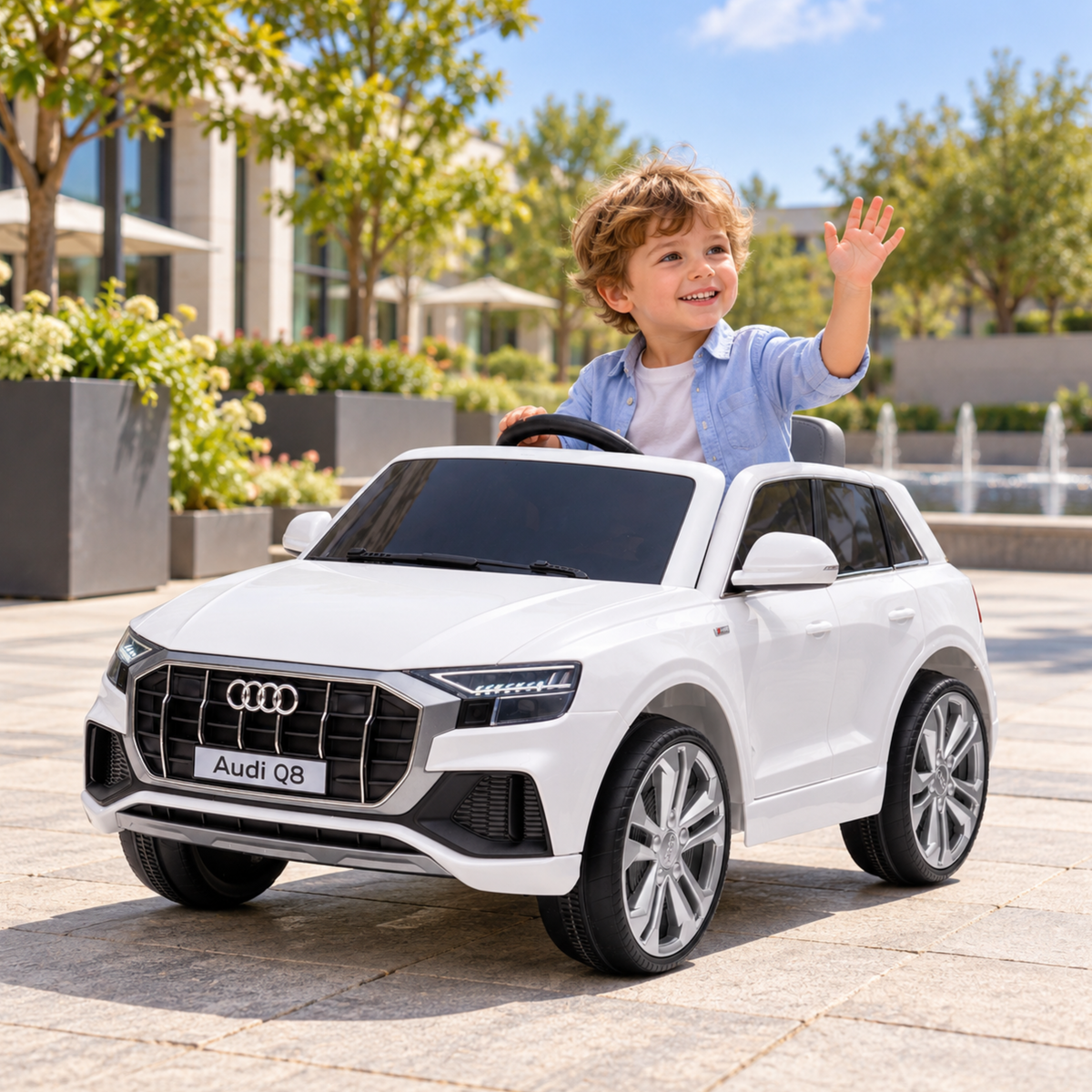 Coche eléctrico para niños Audi Q8 - Wheelyshop