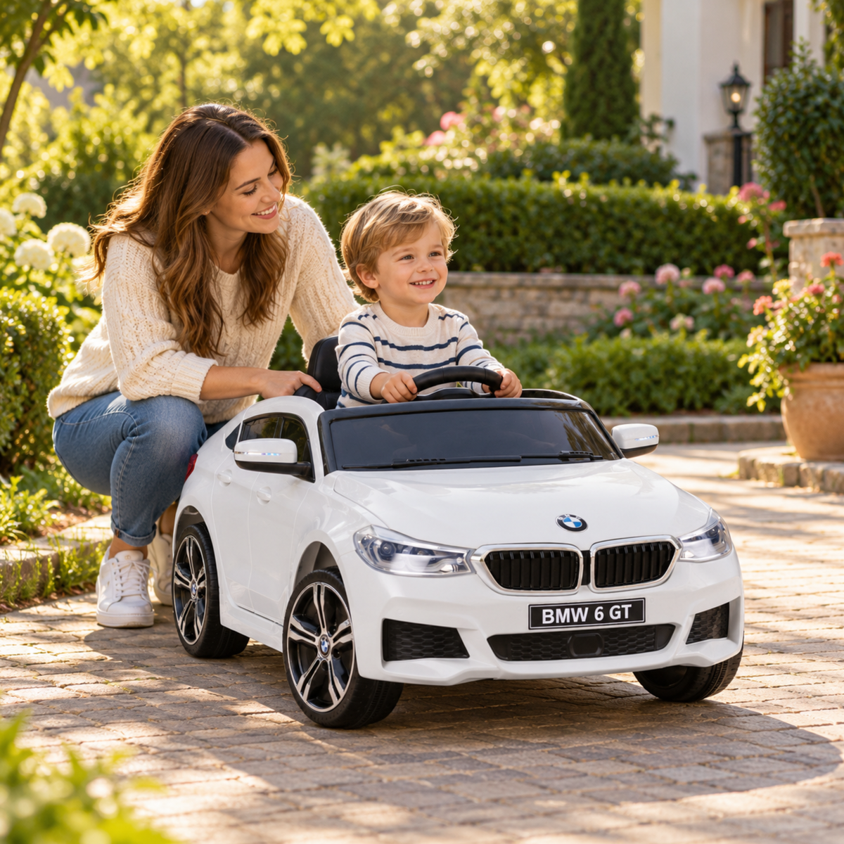 Coche eléctrico para niños BMW 6GT - Wheelyshop