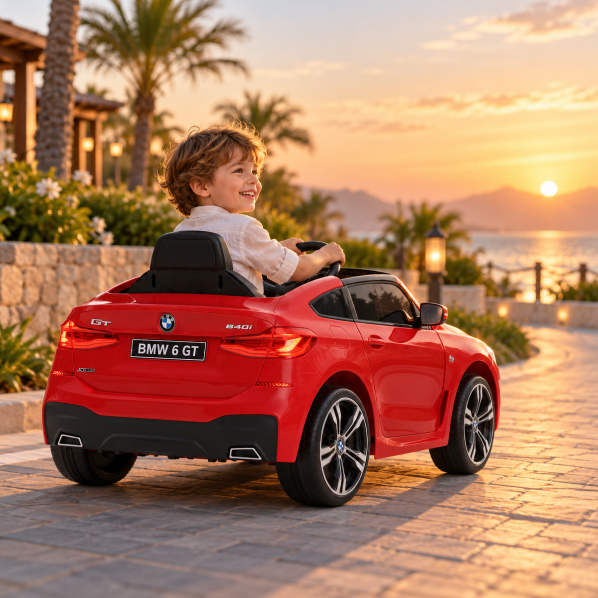 Coche eléctrico para niños BMW 6GT - Wheelyshop