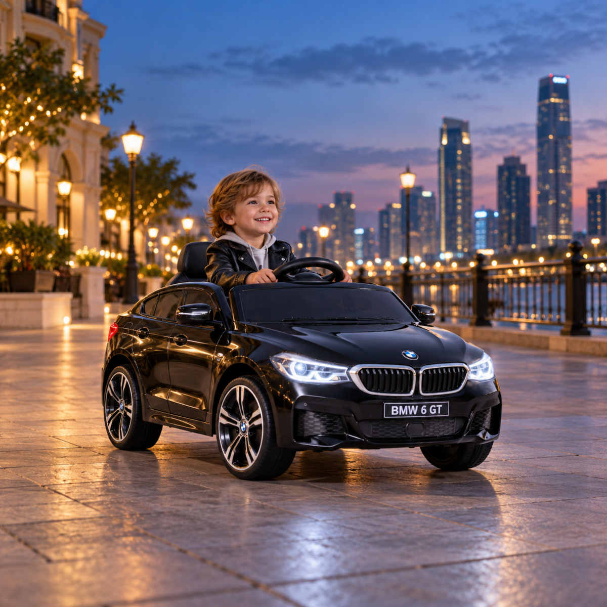 Coche eléctrico para niños BMW 6GT - Wheelyshop