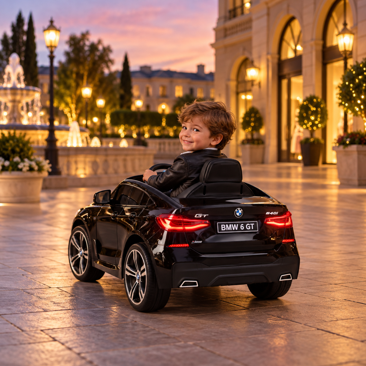 Coche eléctrico para niños BMW 6GT - Wheelyshop