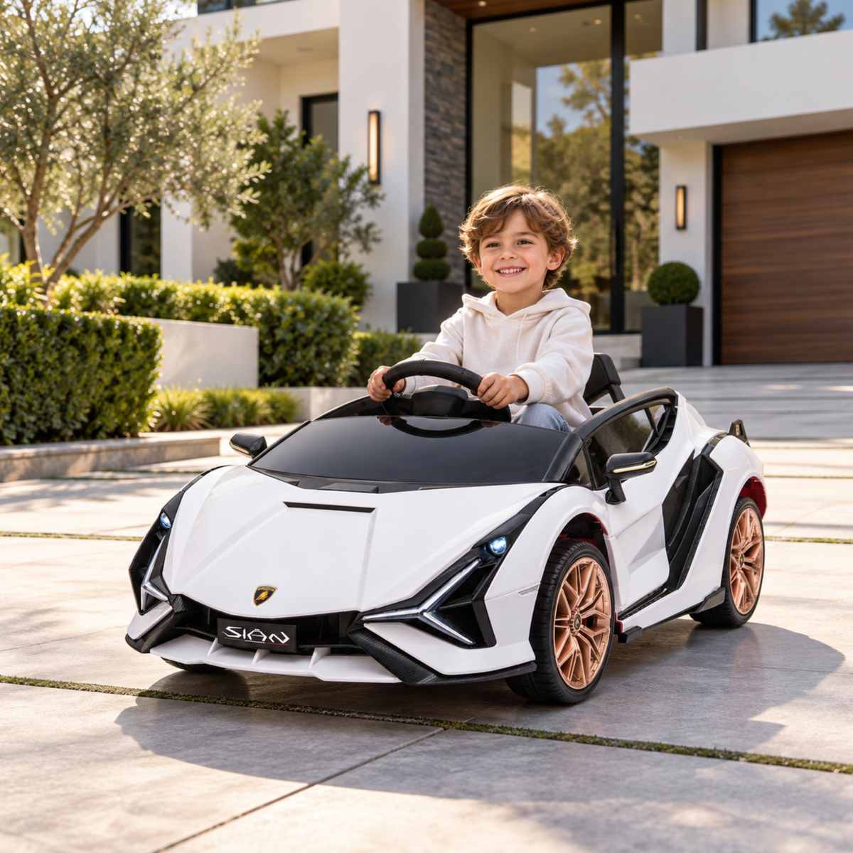 Coche eléctrico para niños Lamborghini Sian - Wheelyshop