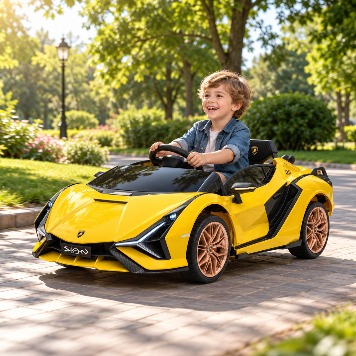 Coche eléctrico para niños Lamborghini Sian - Wheelyshop
