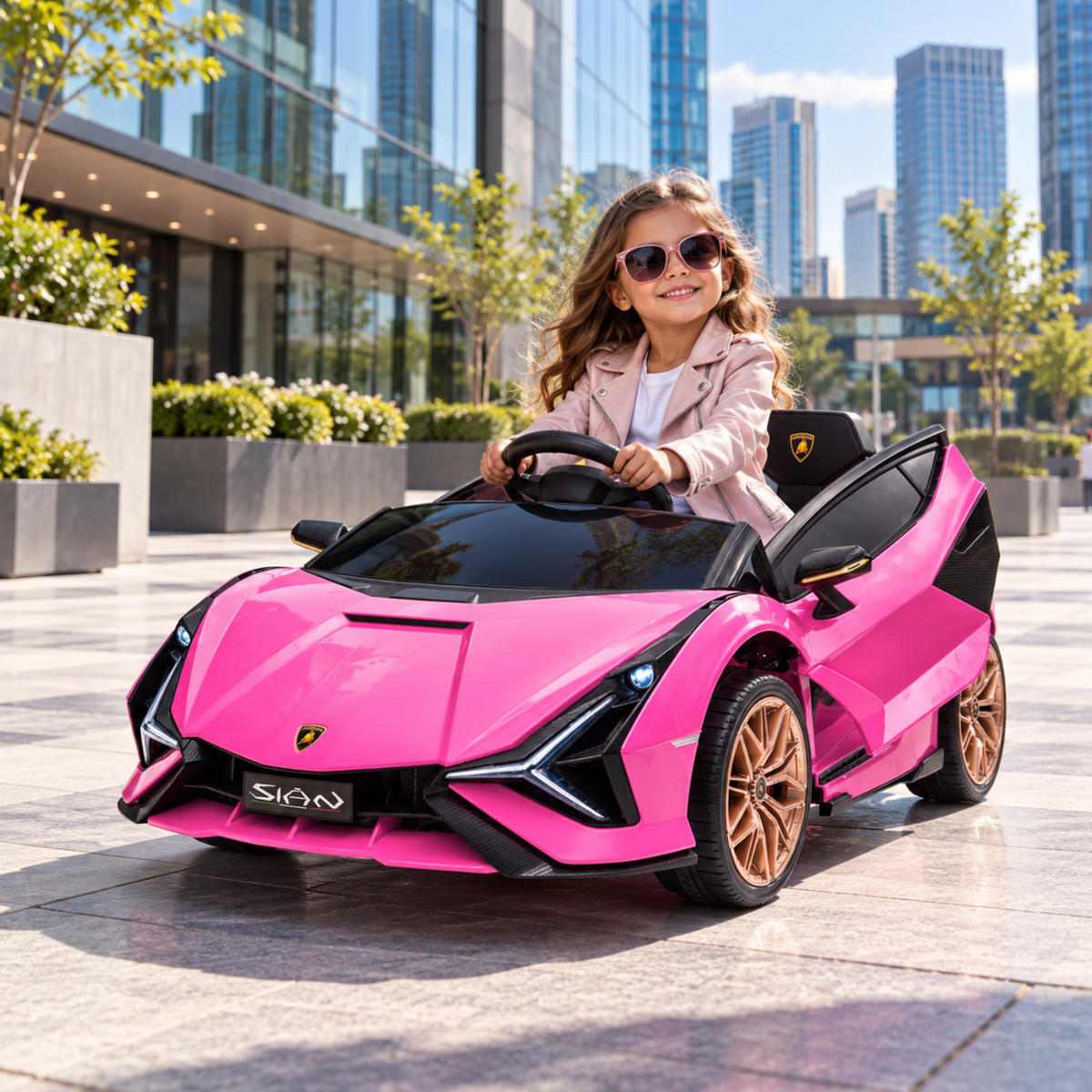 Coche eléctrico para niños Lamborghini Sian - Wheelyshop