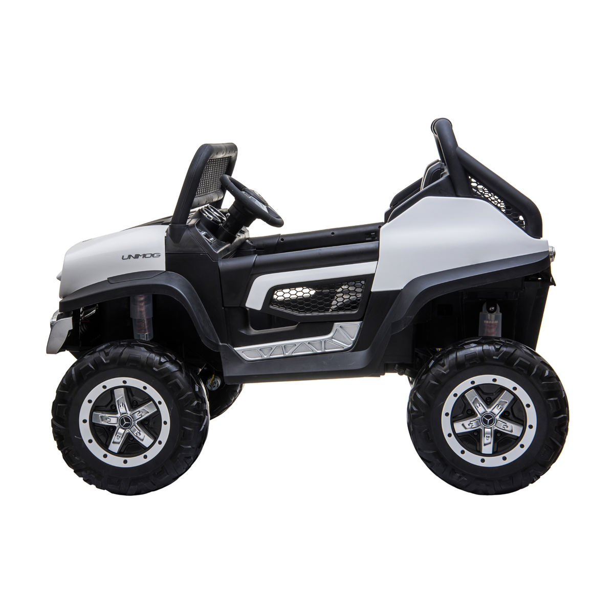 Coche eléctrico para niños Mercedes Benz Unimog Truck con batería de 12V 7Ah – Wheelyshop