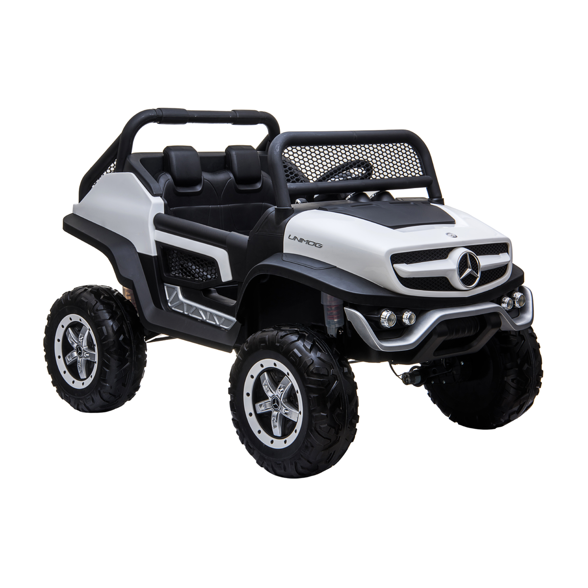 Coche eléctrico para niños Mercedes Benz Unimog Truck con un peso de 23,3 kg – Wheelyshop