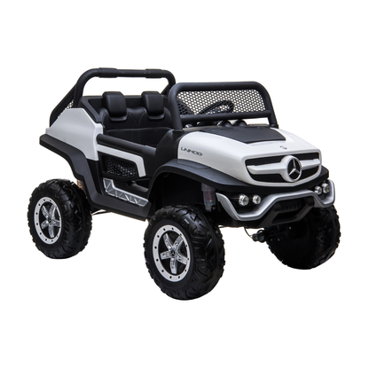 Coche eléctrico para niños Mercedes Benz Unimog Truck con un peso de 23,3 kg – Wheelyshop