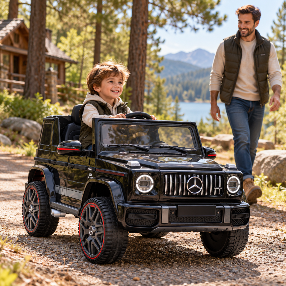 Coche eléctrico para niños Mercedes G63 AMG - Wheelyshop