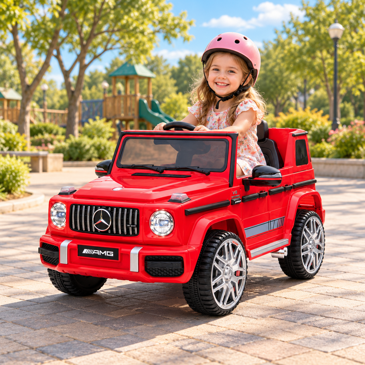 Coche eléctrico para niños Mercedes G63 AMG - Wheelyshop