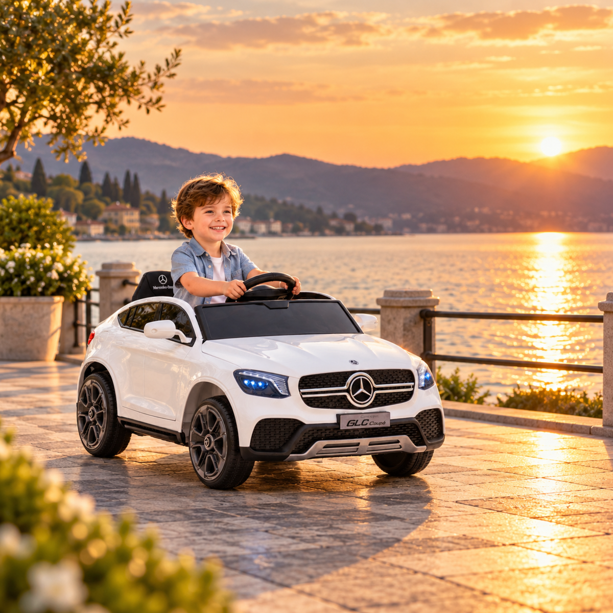 Coche eléctrico para niños Mercedes GLC Coupé - Wheelyshop