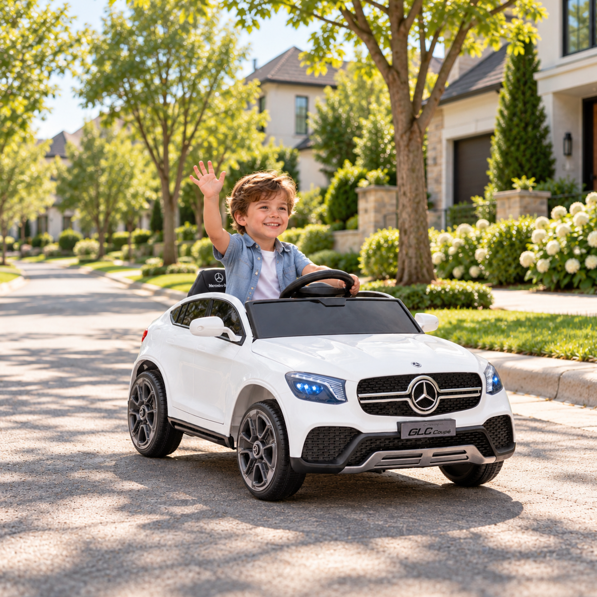 Coche eléctrico para niños Mercedes GLC Coupé - Wheelyshop