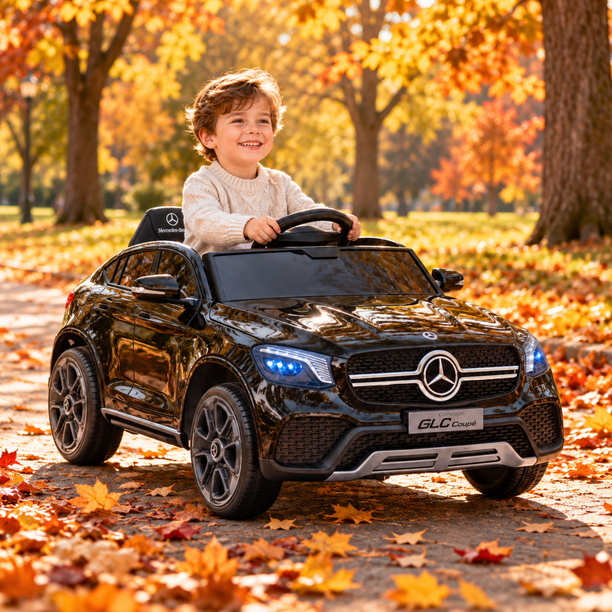 Coche eléctrico para niños Mercedes GLC Coupé - Wheelyshop
