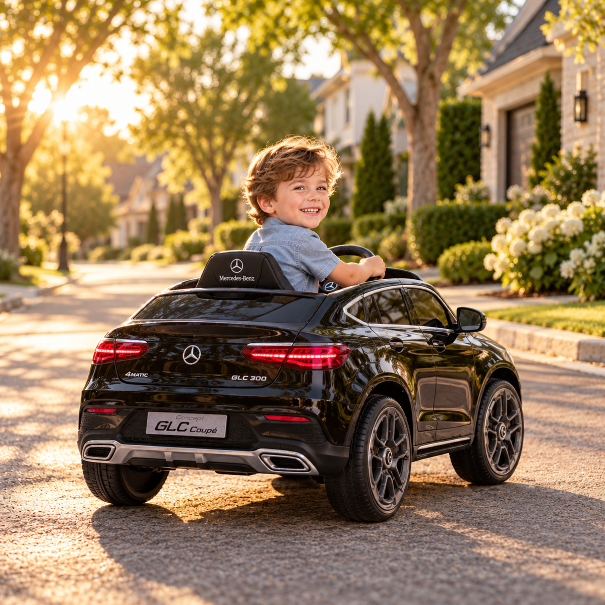 Coche eléctrico para niños Mercedes GLC Coupé - Wheelyshop