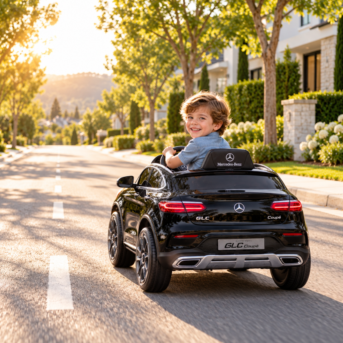 Coche eléctrico para niños Mercedes GLC Coupé - Wheelyshop