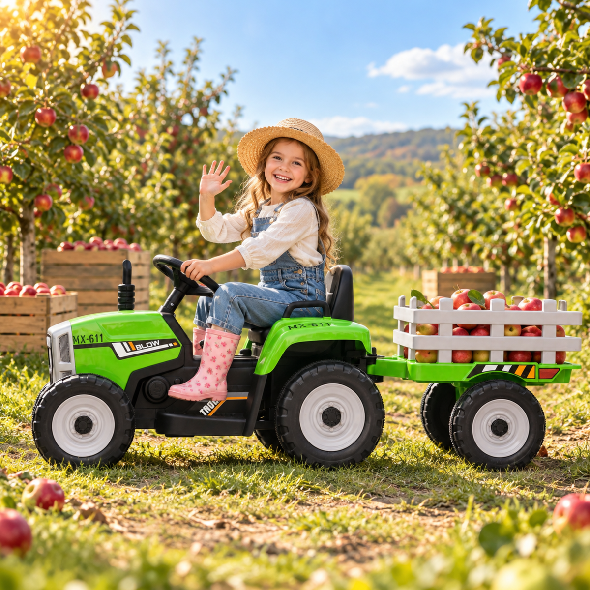 Tractor eléctrico para niños ELJET Tractor Lite - Wheelyshop